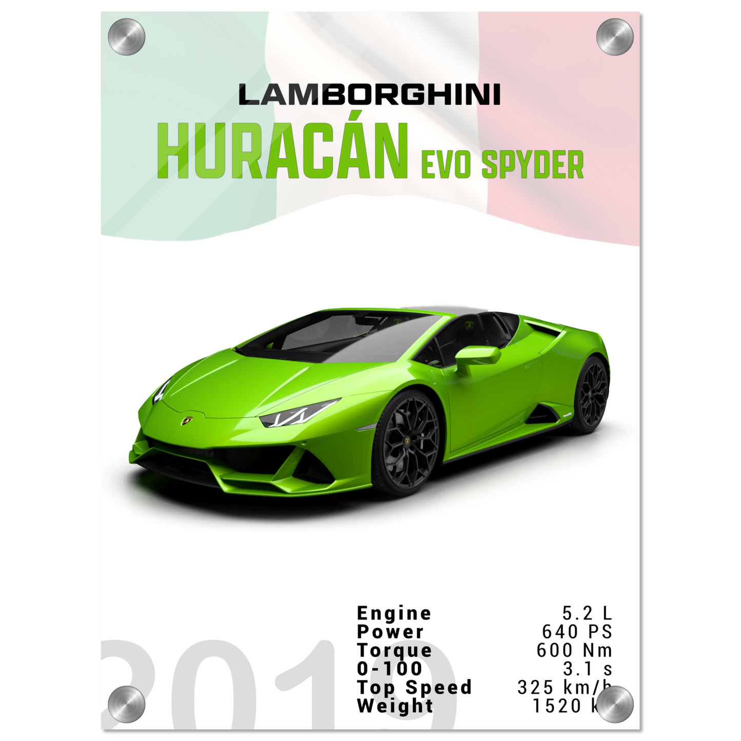 Lamborghini Huracan Evo Spyder (LAMBO01)