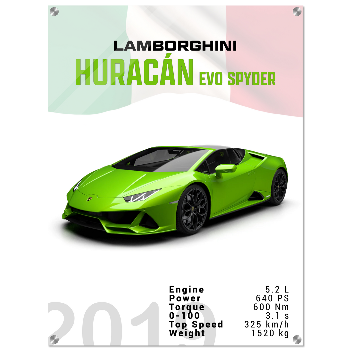 Lamborghini Huracan Evo Spyder (LAMBO01)