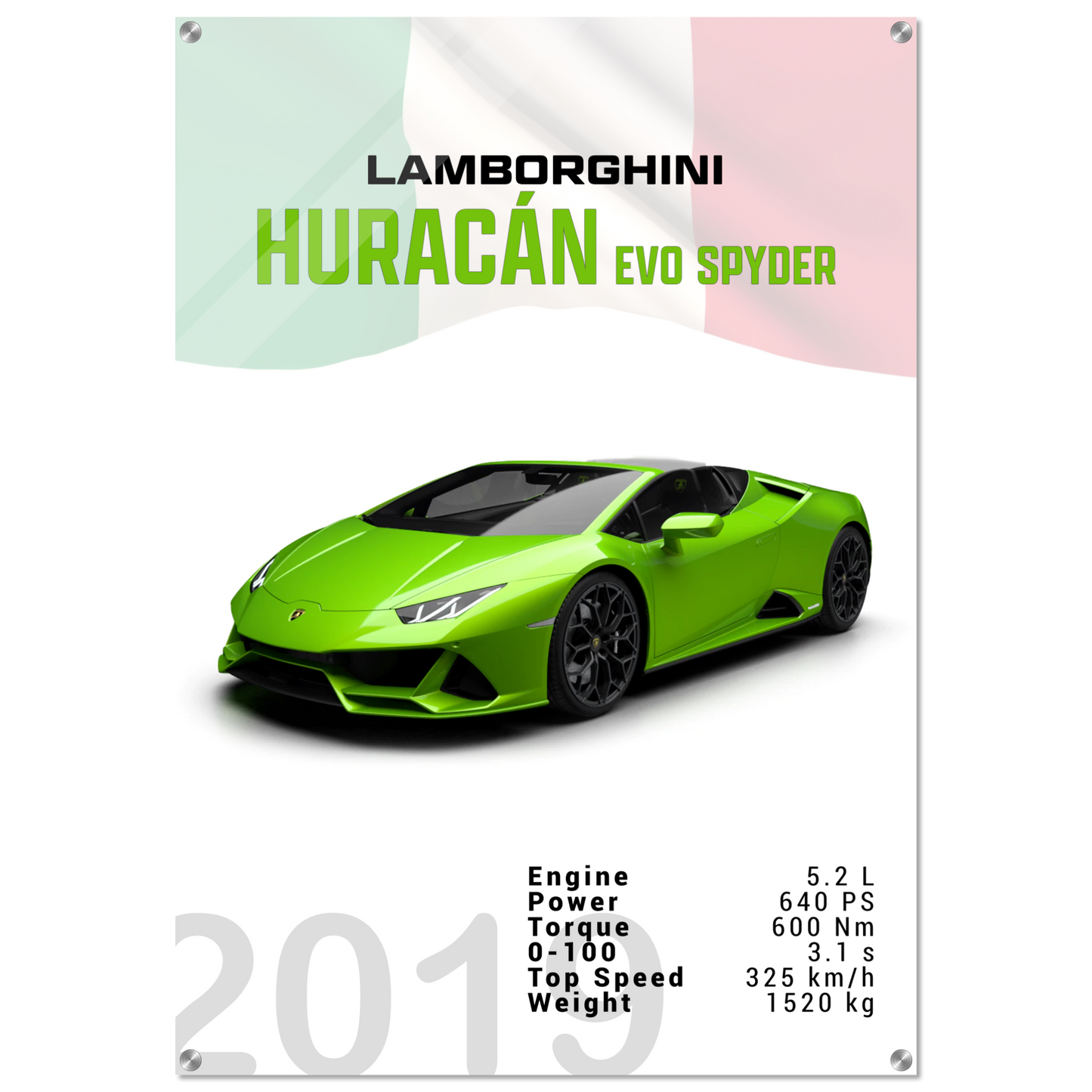 Lamborghini Huracan Evo Spyder (LAMBO01)