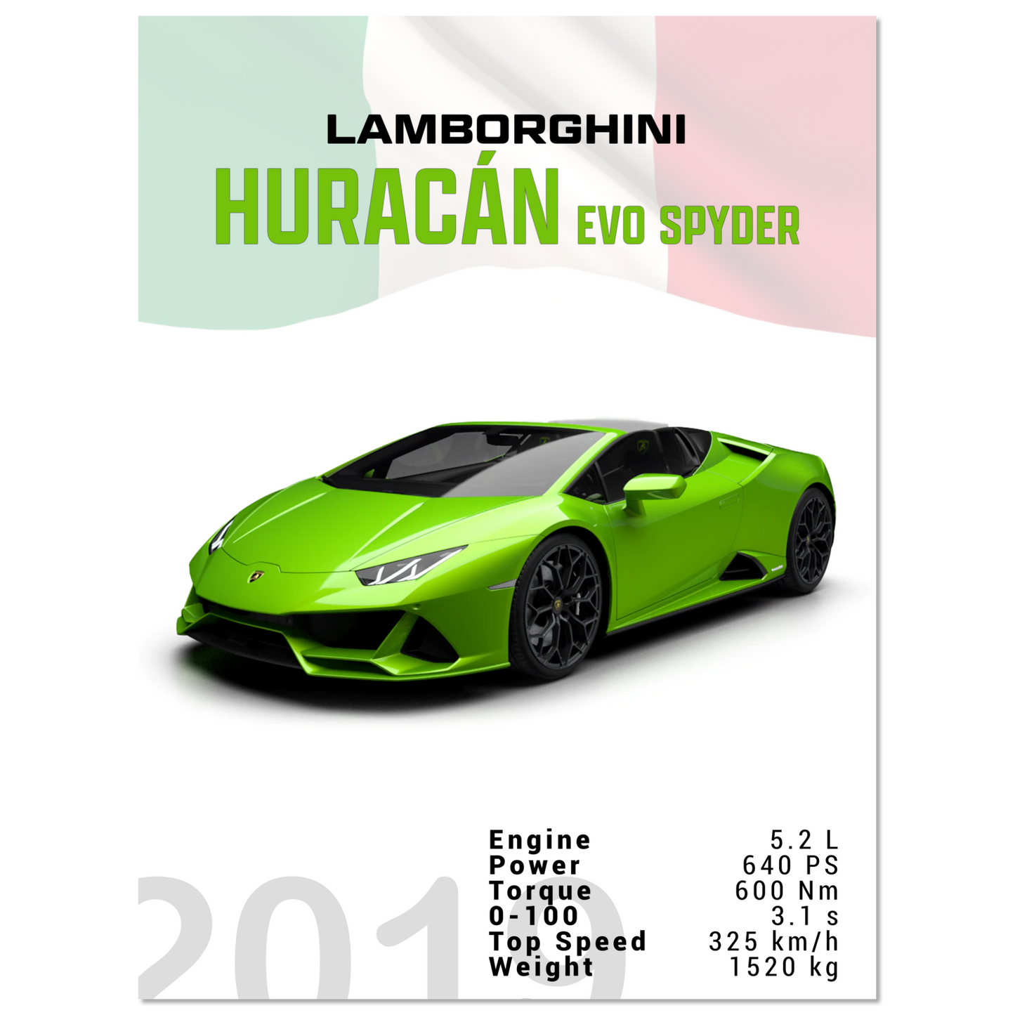 Lamborghini Huracan Evo Spyder (LAMBO01)