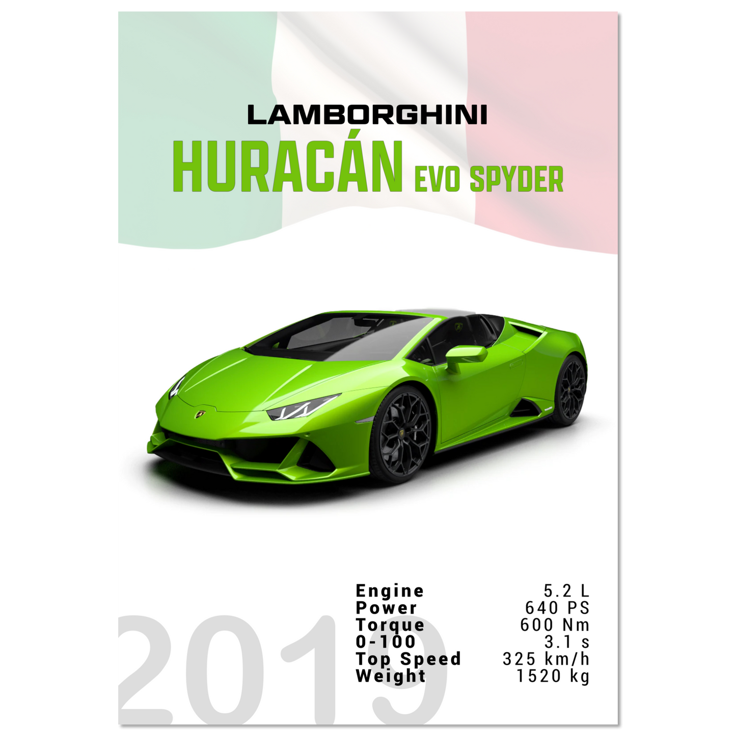 Lamborghini Huracan Evo Spyder (LAMBO01)