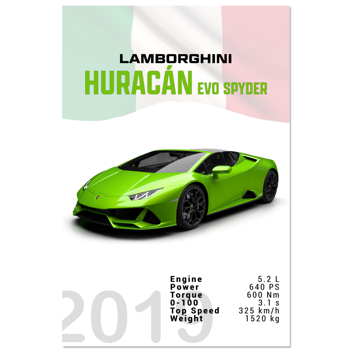 Lamborghini Huracan Evo Spyder (LAMBO01)