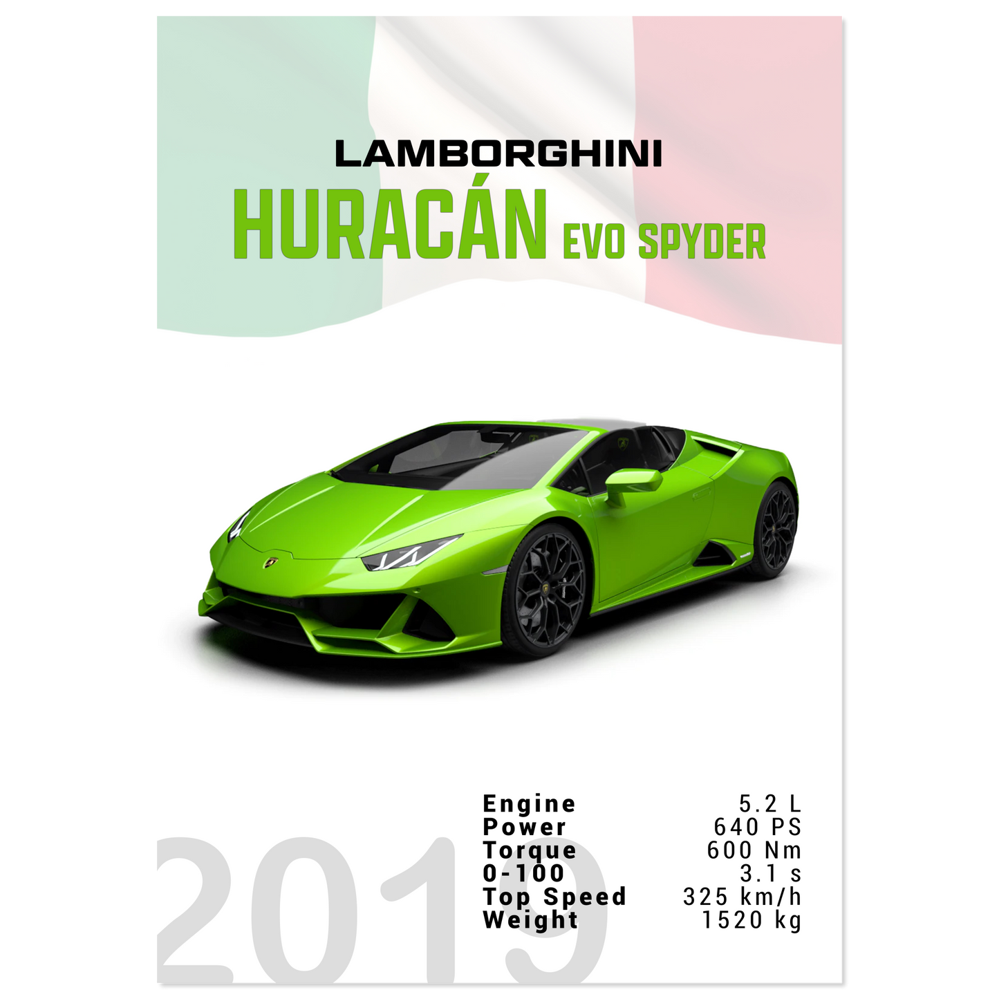 Lamborghini Huracan Evo Spyder (LAMBO01)