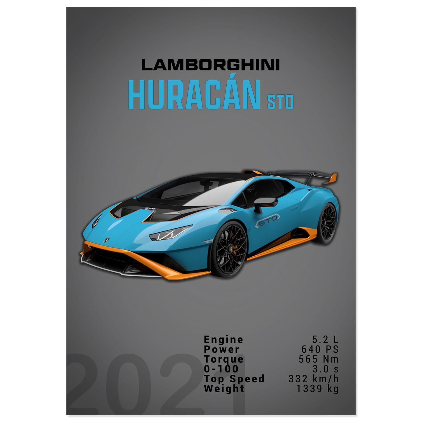 Lamborghini Huracan STO (LAMBO03D)