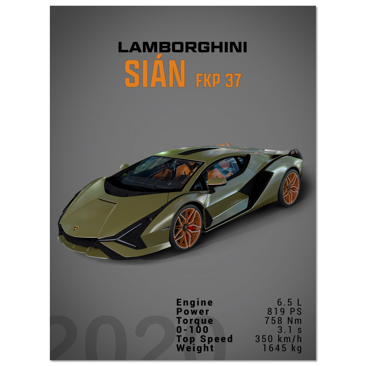 Lamborghini Sian FKP 37 (LAMBO05D)