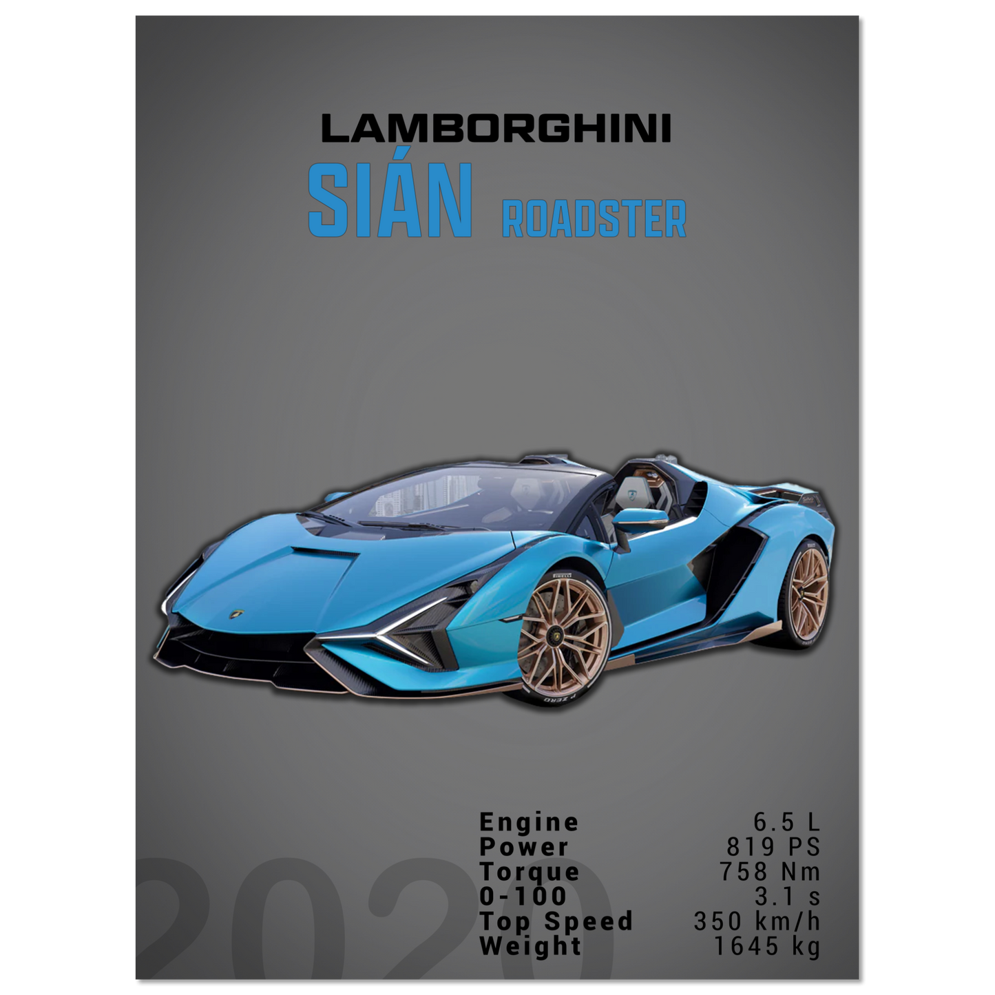 Lamborghini Sian Roadster (LAMBO05D)