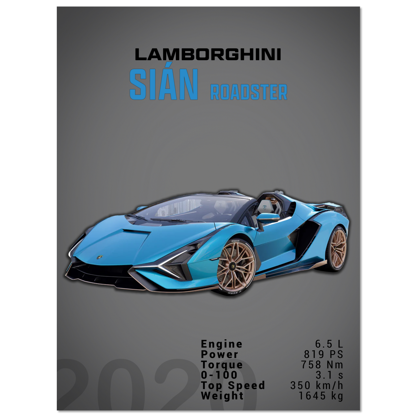 Lamborghini Sian Roadster (LAMBO05D)