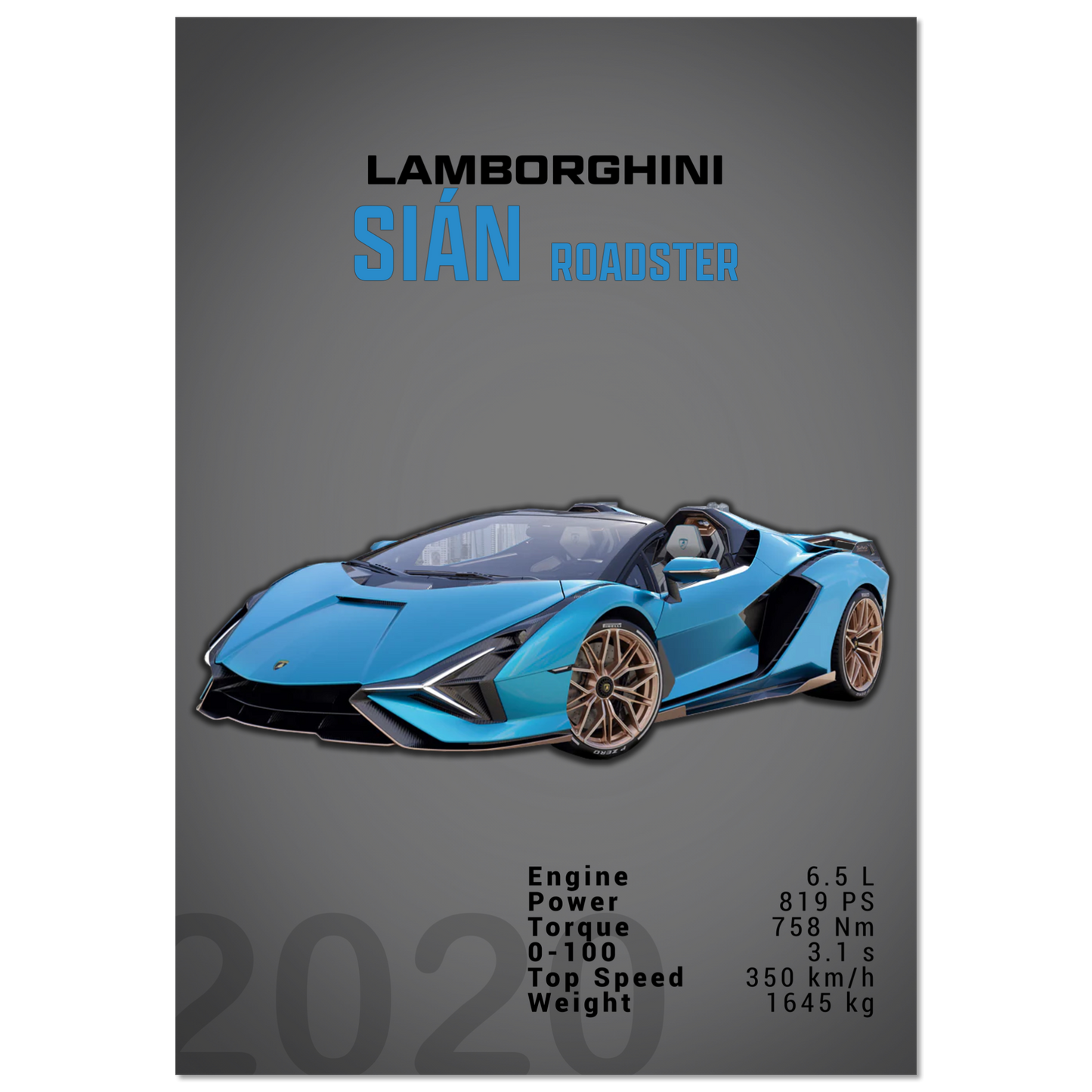Lamborghini Sian Roadster (LAMBO05D)
