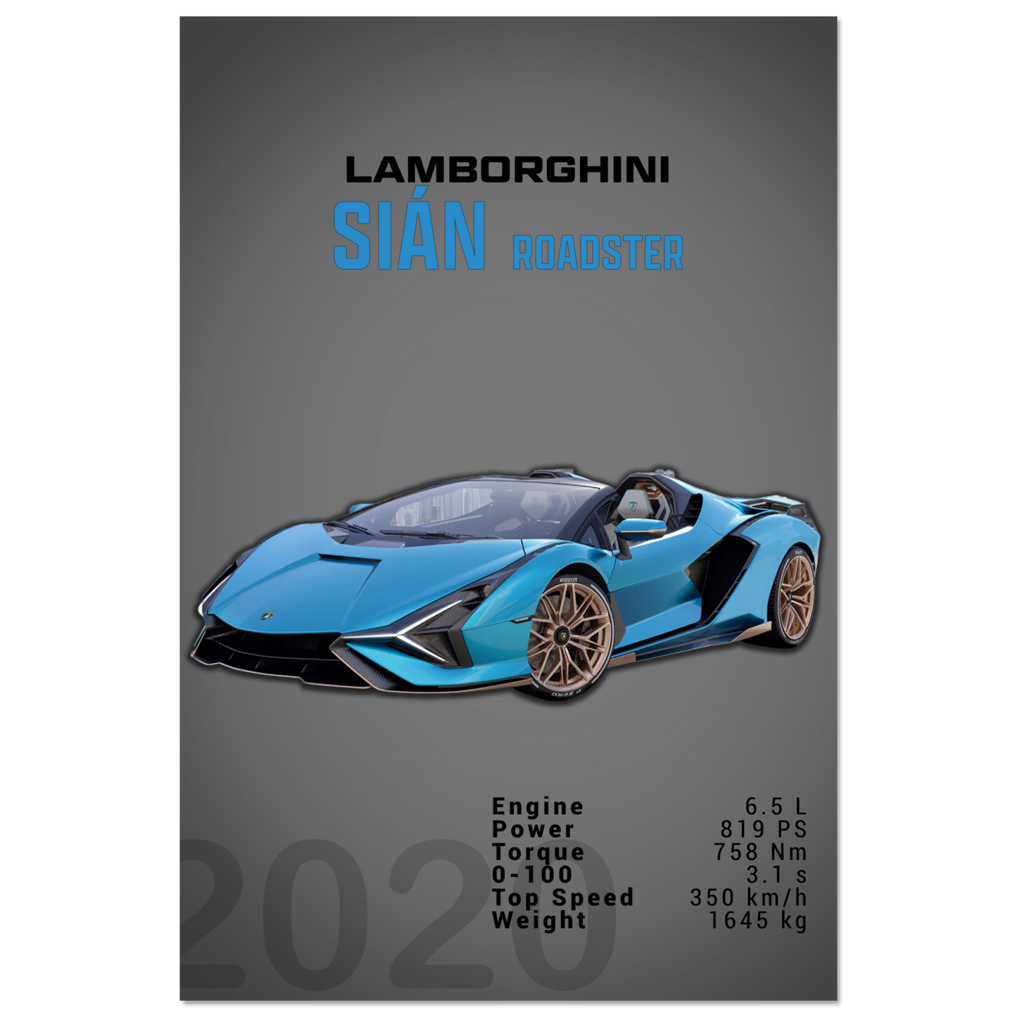 Lamborghini Sian Roadster (LAMBO05D)