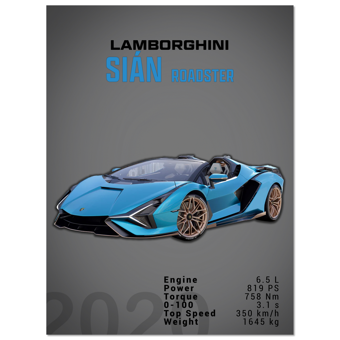 Lamborghini Sian Roadster (LAMBO05D)