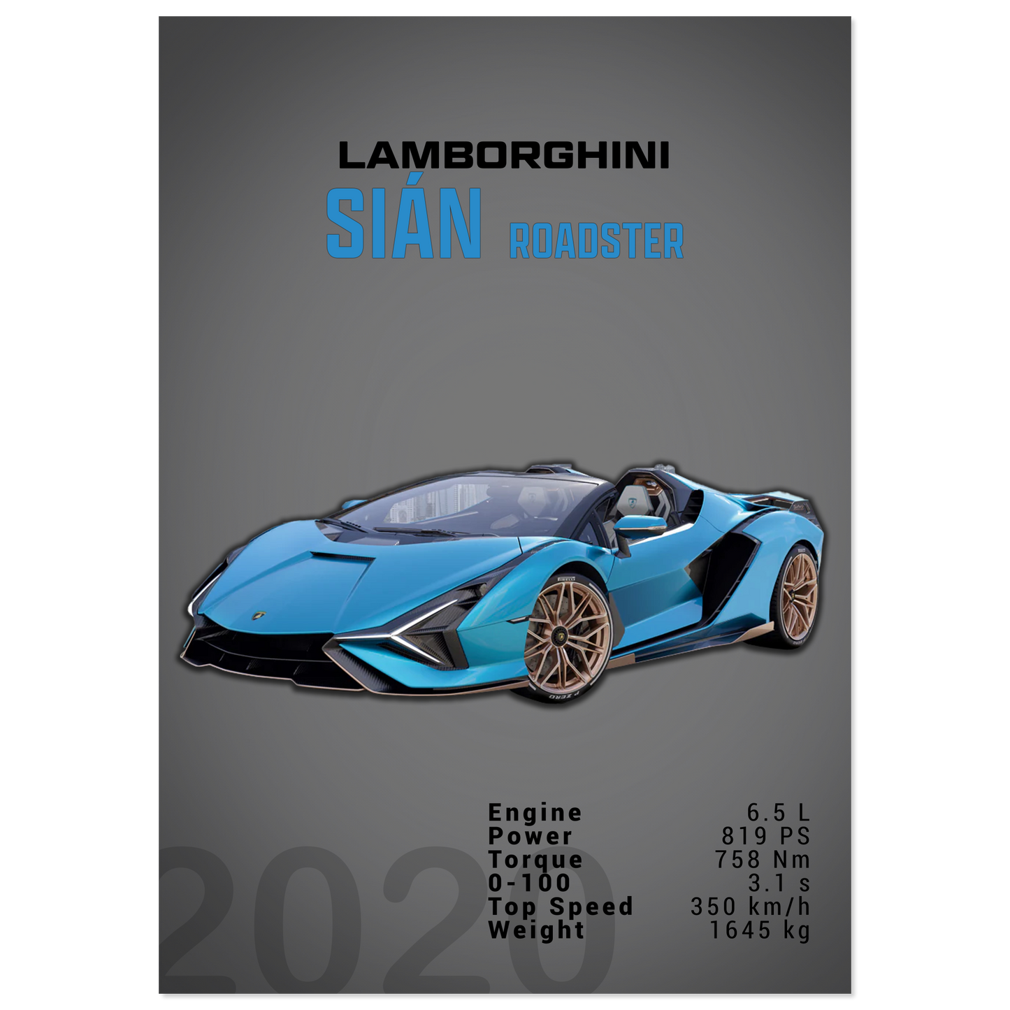 Lamborghini Sian Roadster (LAMBO05D)