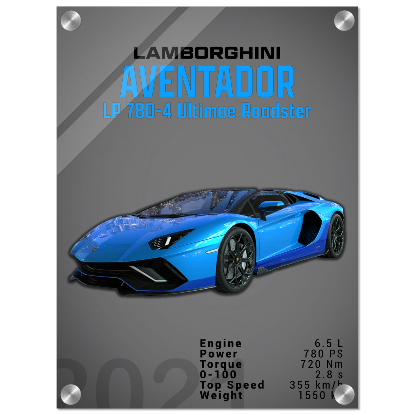 Lamborghini Aventador 2021 Aventador LP 780-4 Ultimae Roadster (LAMBO10D)