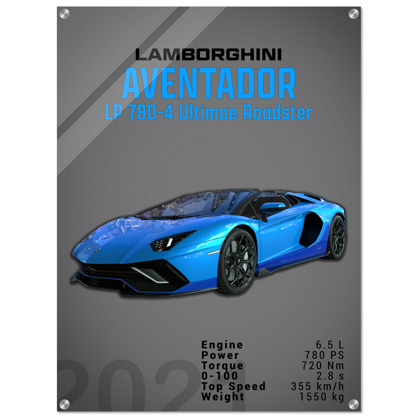 Lamborghini Aventador 2021 Aventador LP 780-4 Ultimae Roadster (LAMBO10D)