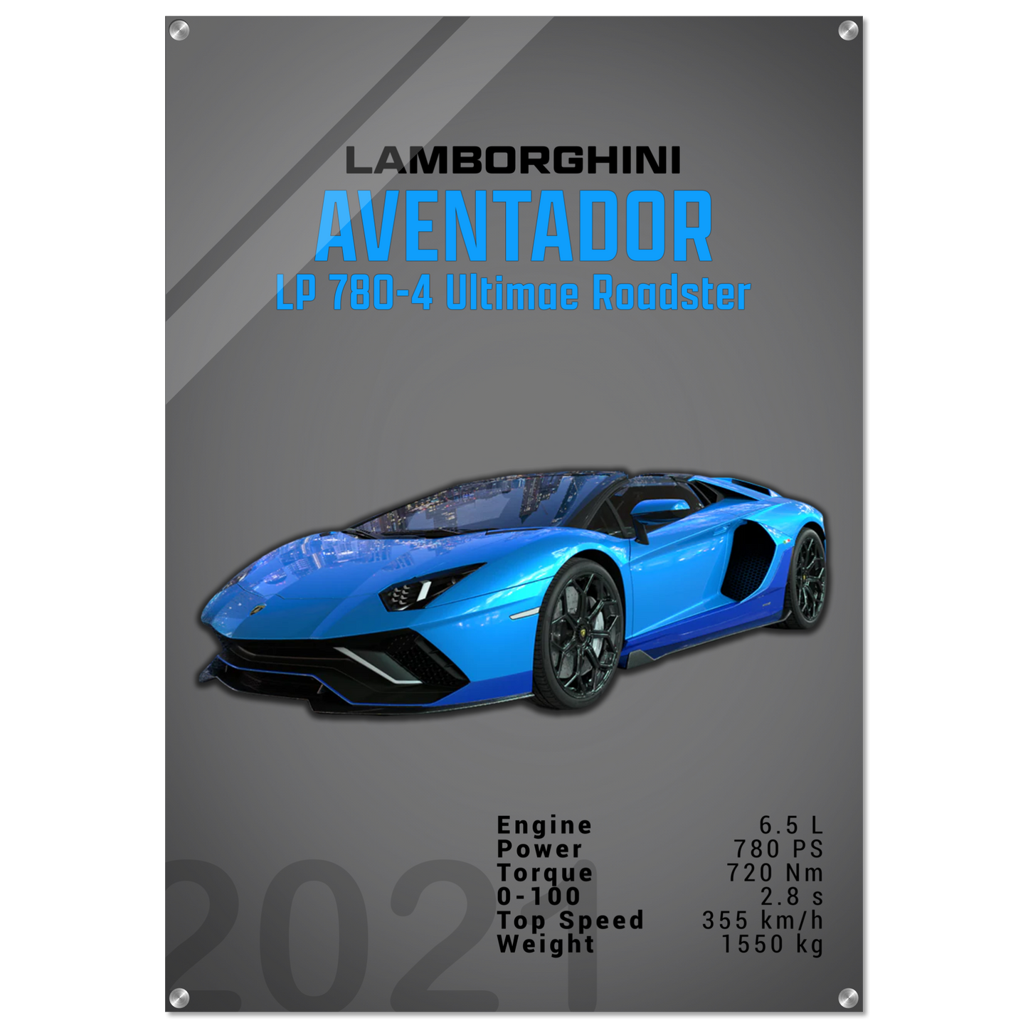 Lamborghini Aventador 2021 Aventador LP 780-4 Ultimae Roadster (LAMBO10D)