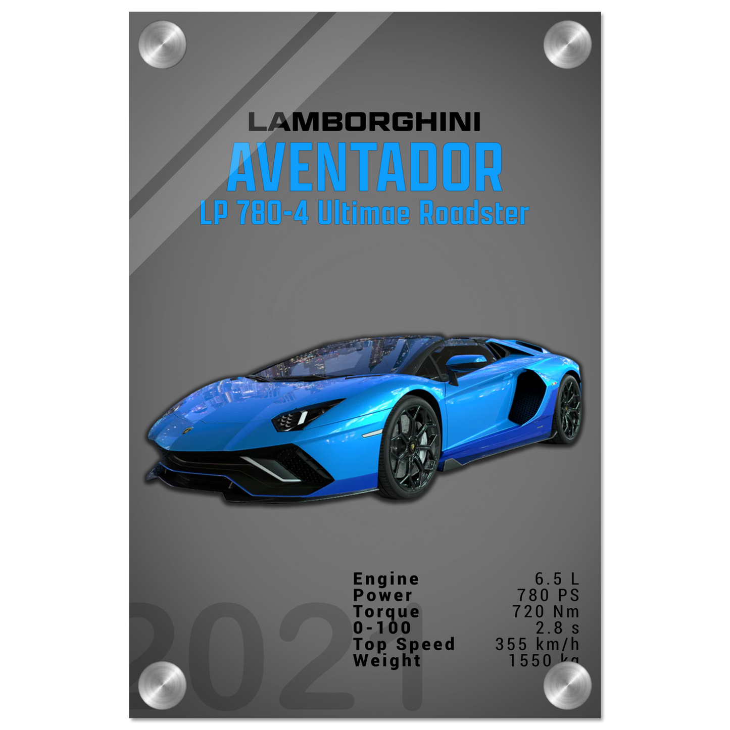 Lamborghini Aventador 2021 Aventador LP 780-4 Ultimae Roadster (LAMBO10D)