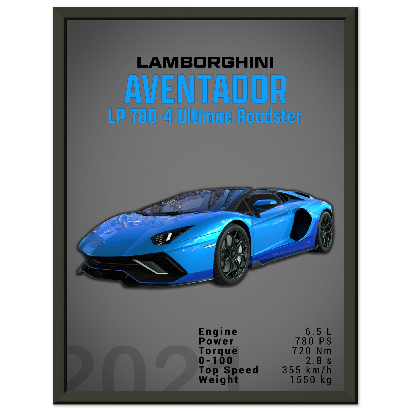 Lamborghini Aventador 2021 Aventador LP 780-4 Ultimae Roadster (LAMBO10D)