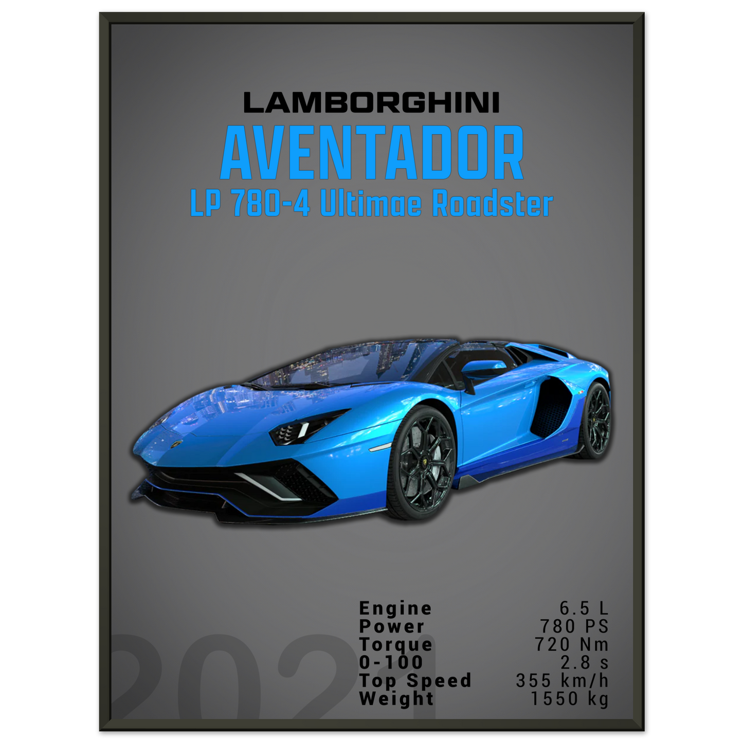 Lamborghini Aventador 2021 Aventador LP 780-4 Ultimae Roadster (LAMBO10D)