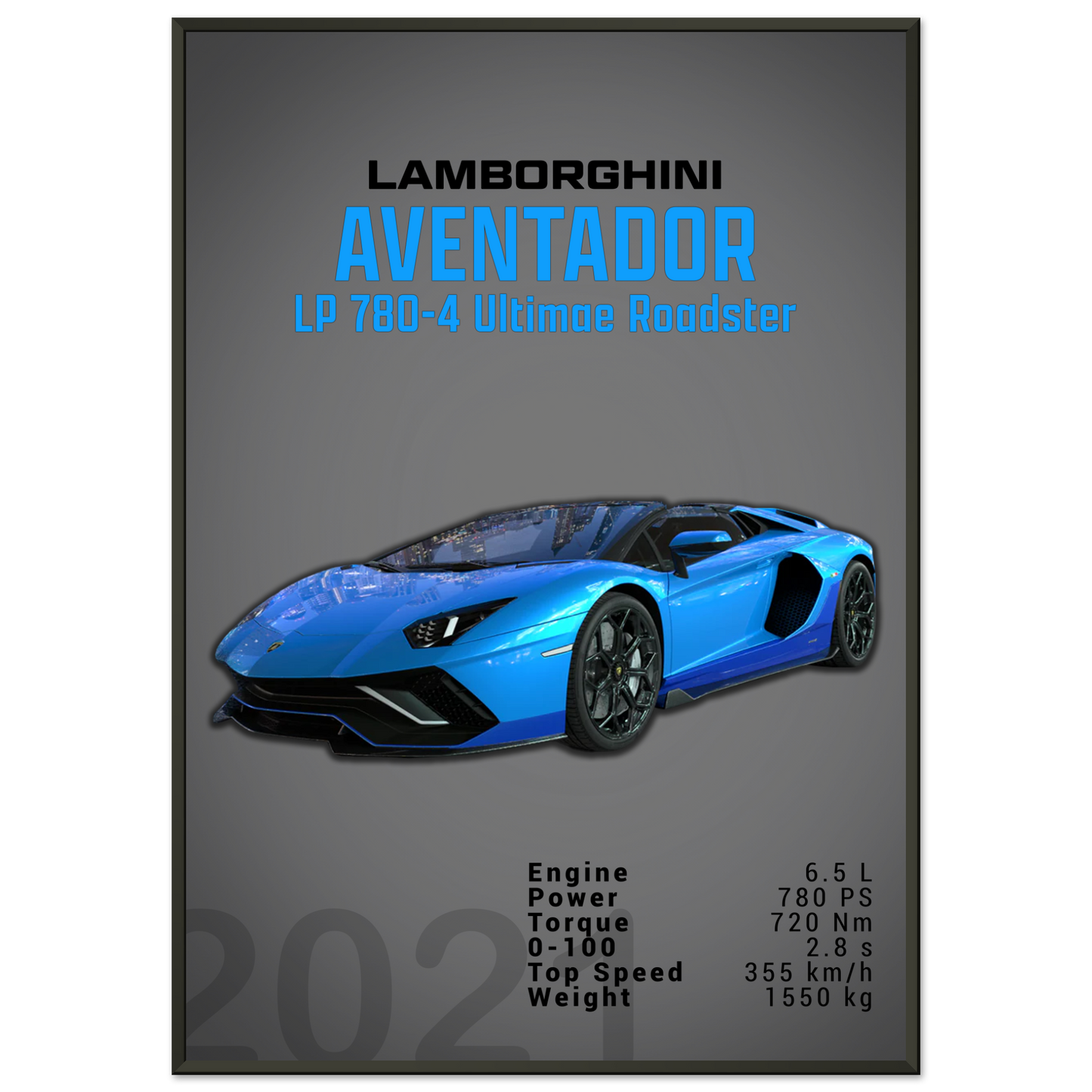 Lamborghini Aventador 2021 Aventador LP 780-4 Ultimae Roadster (LAMBO10D)