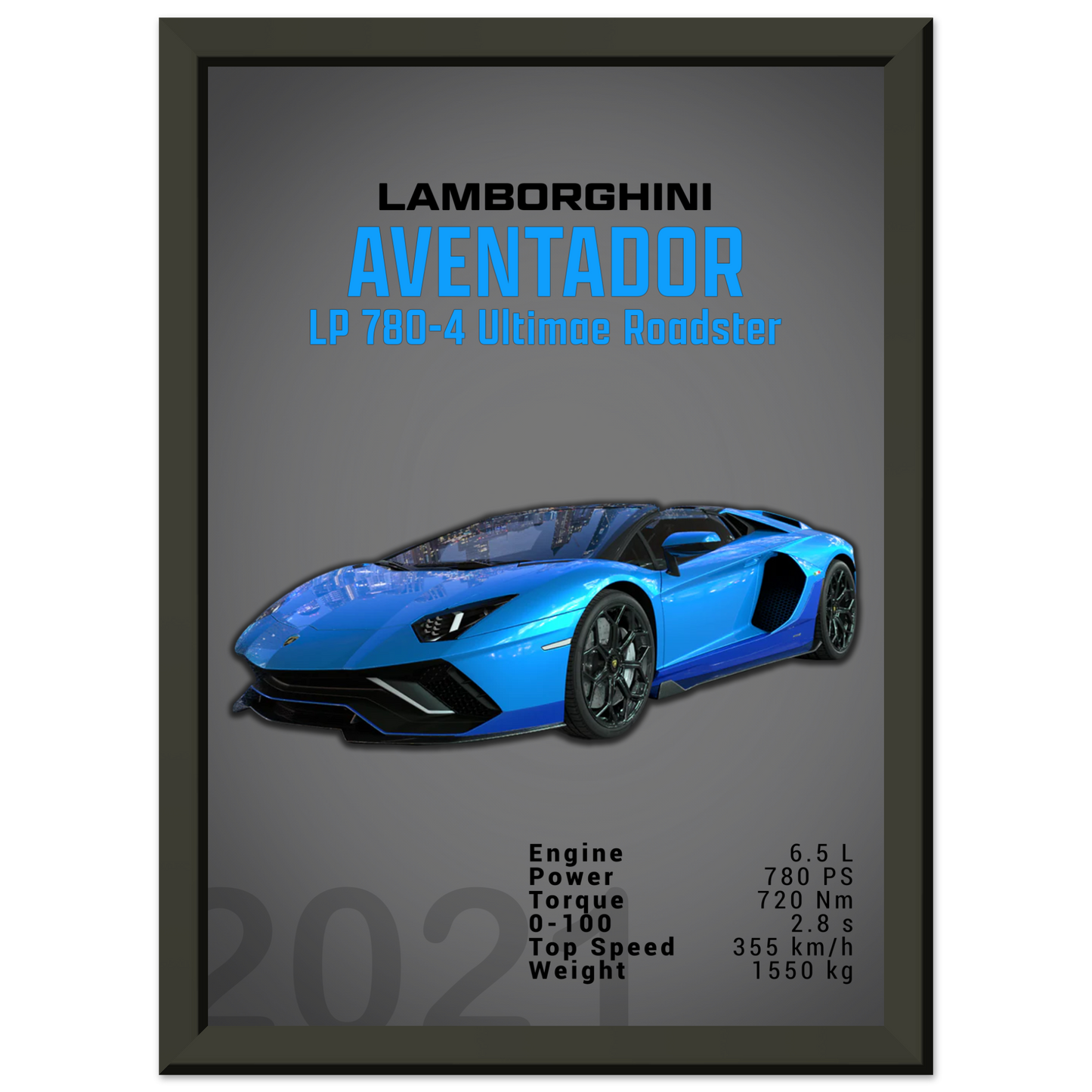 Lamborghini Aventador 2021 Aventador LP 780-4 Ultimae Roadster (LAMBO10D)