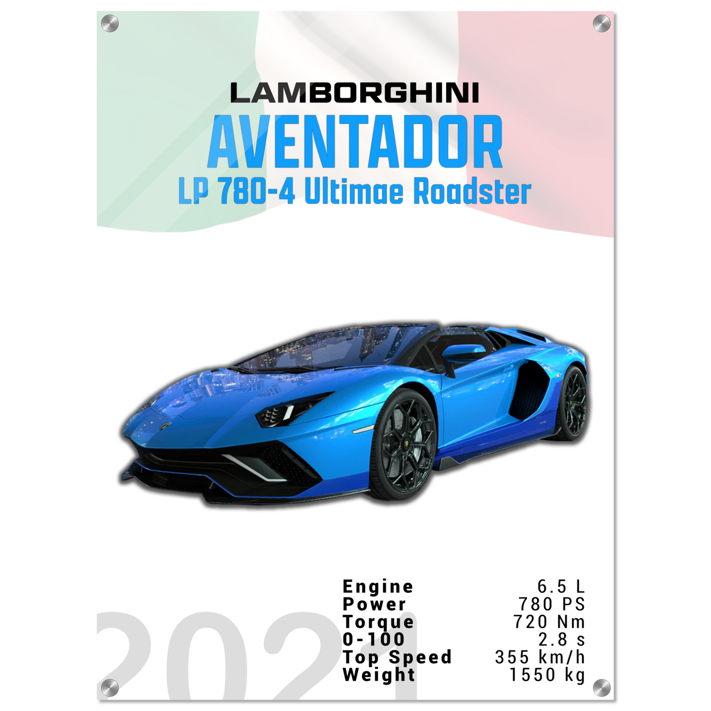 Lamborghini Aventador 2021 Aventador LP 780-4 Ultimae Roadster (LAMBO10)