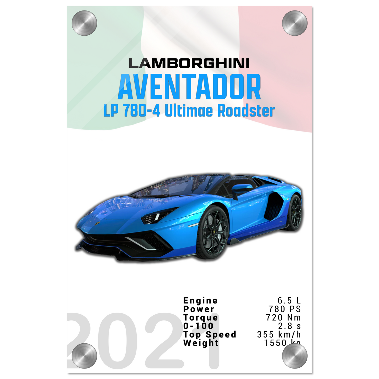 Lamborghini Aventador 2021 Aventador LP 780-4 Ultimae Roadster (LAMBO10)
