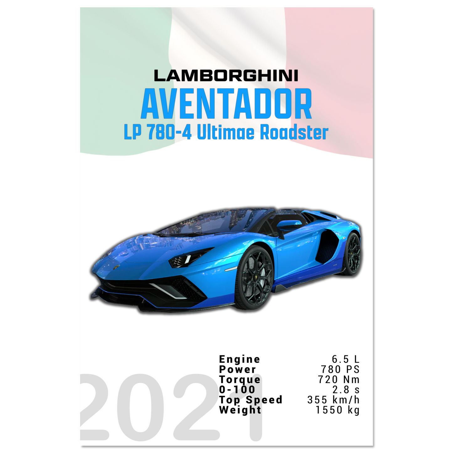 Lamborghini Aventador 2021 Aventador LP 780-4 Ultimae Roadster (LAMBO10)