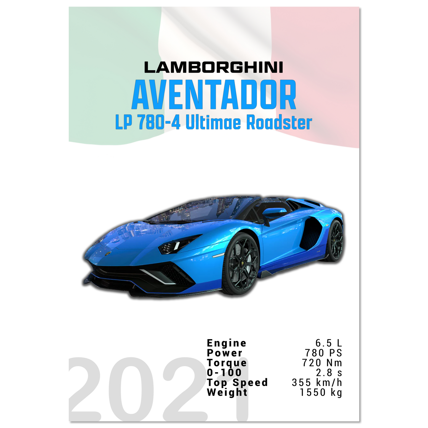 Lamborghini Aventador 2021 Aventador LP 780-4 Ultimae Roadster (LAMBO10)
