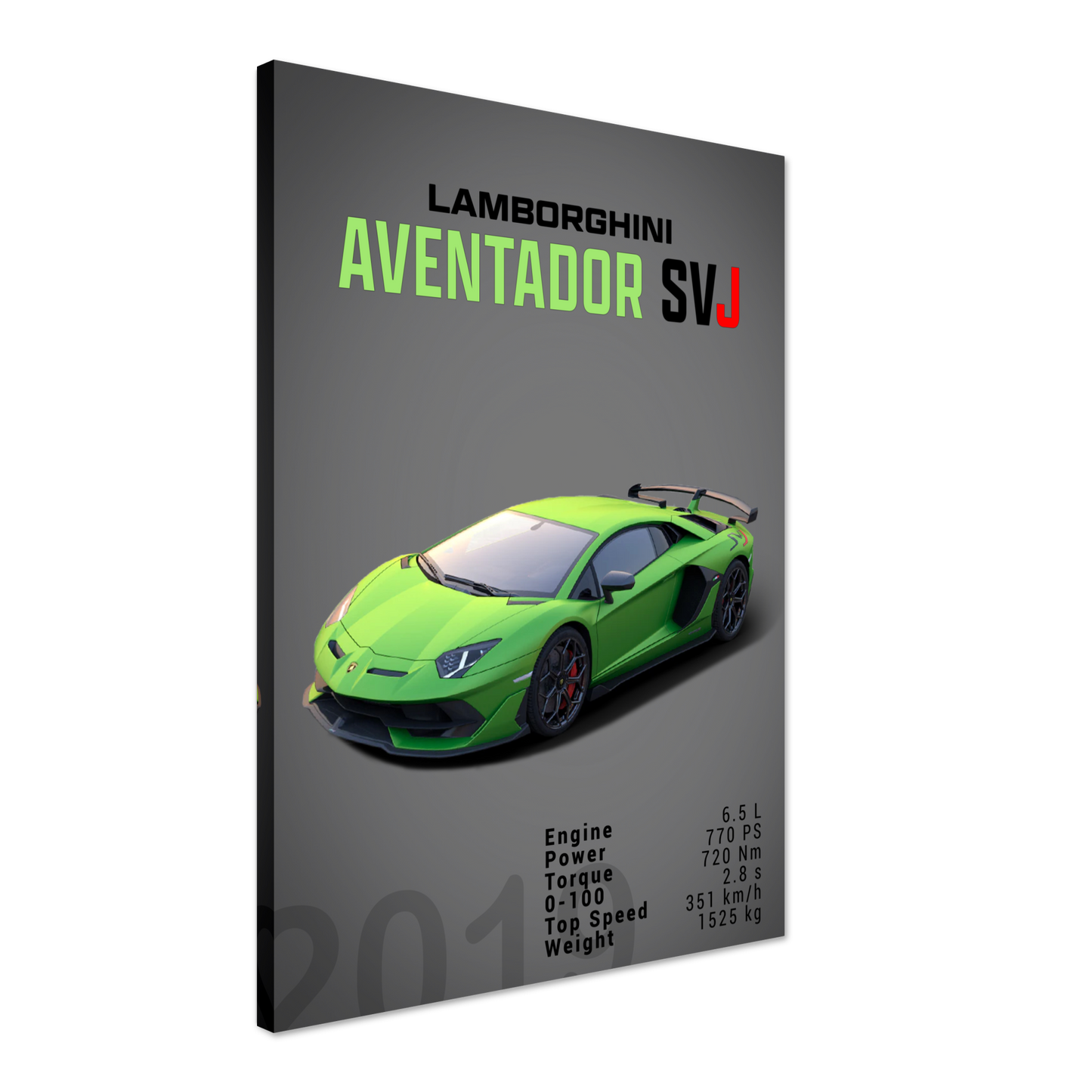 Lamborghini Aventador 2019 Aventador SVJ (LAMBO12D)
