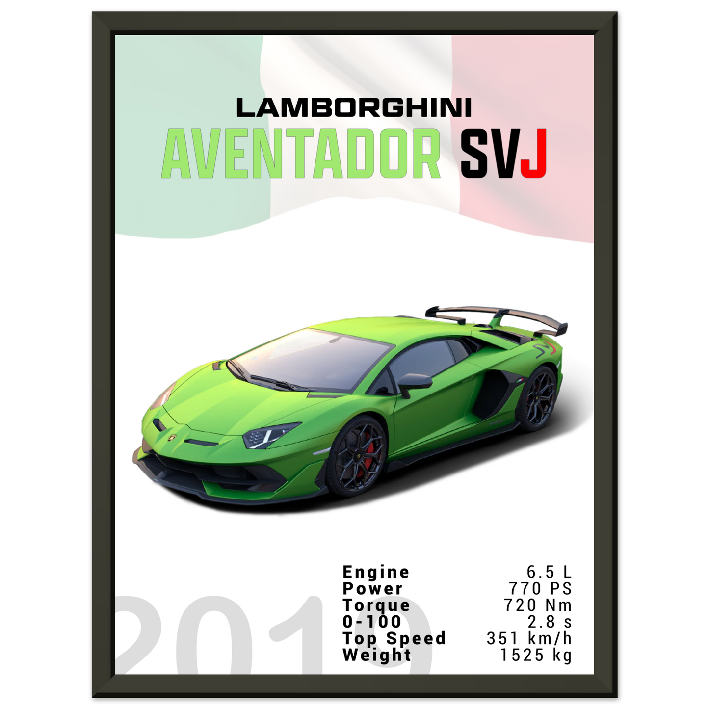 Lamborghini Aventador 2019 Aventador SVJ (LAMBO12)