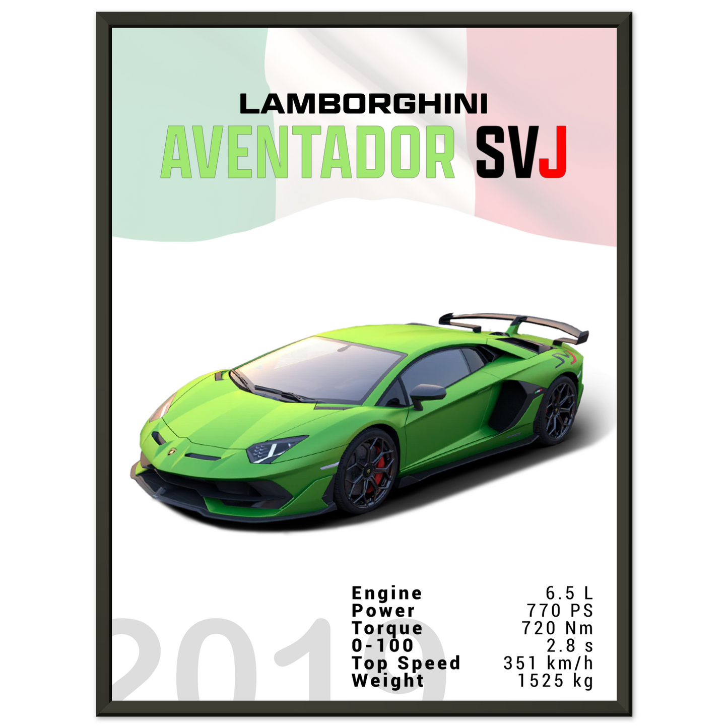 Lamborghini Aventador 2019 Aventador SVJ (LAMBO12)