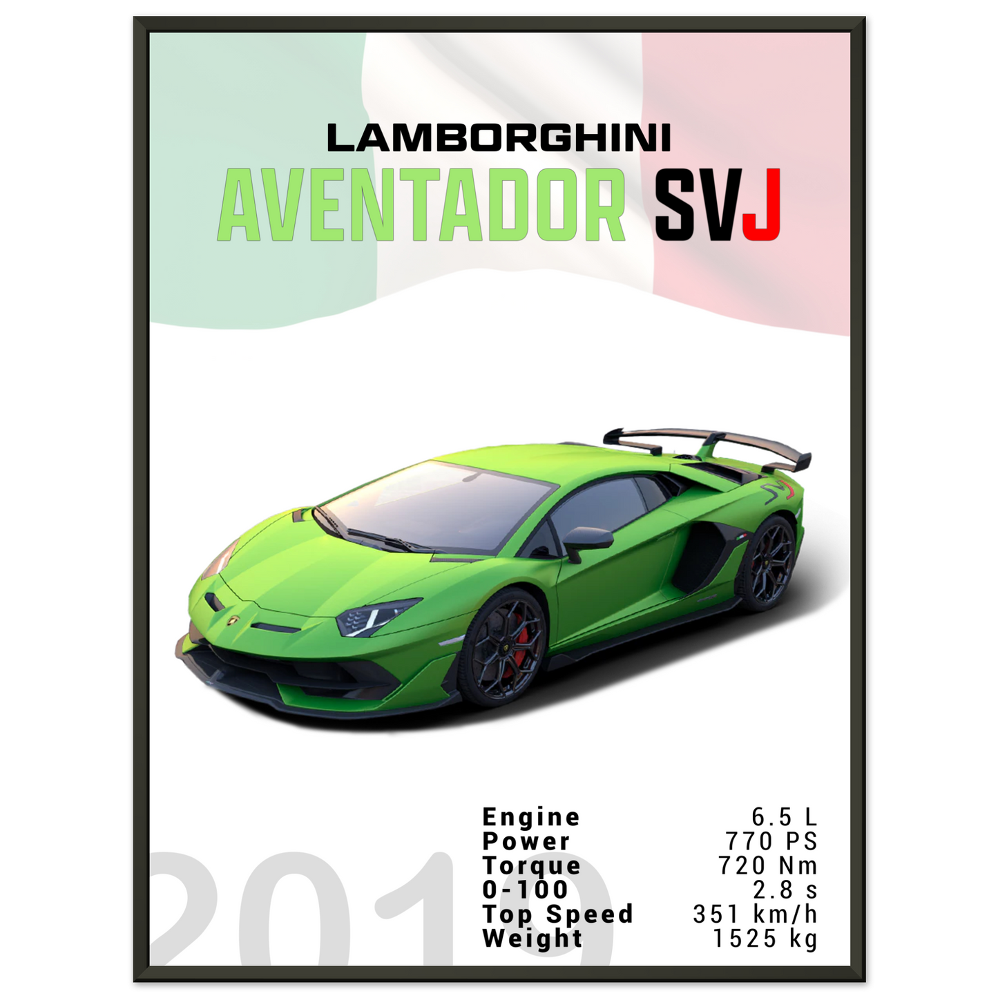 Lamborghini Aventador 2019 Aventador SVJ (LAMBO12)