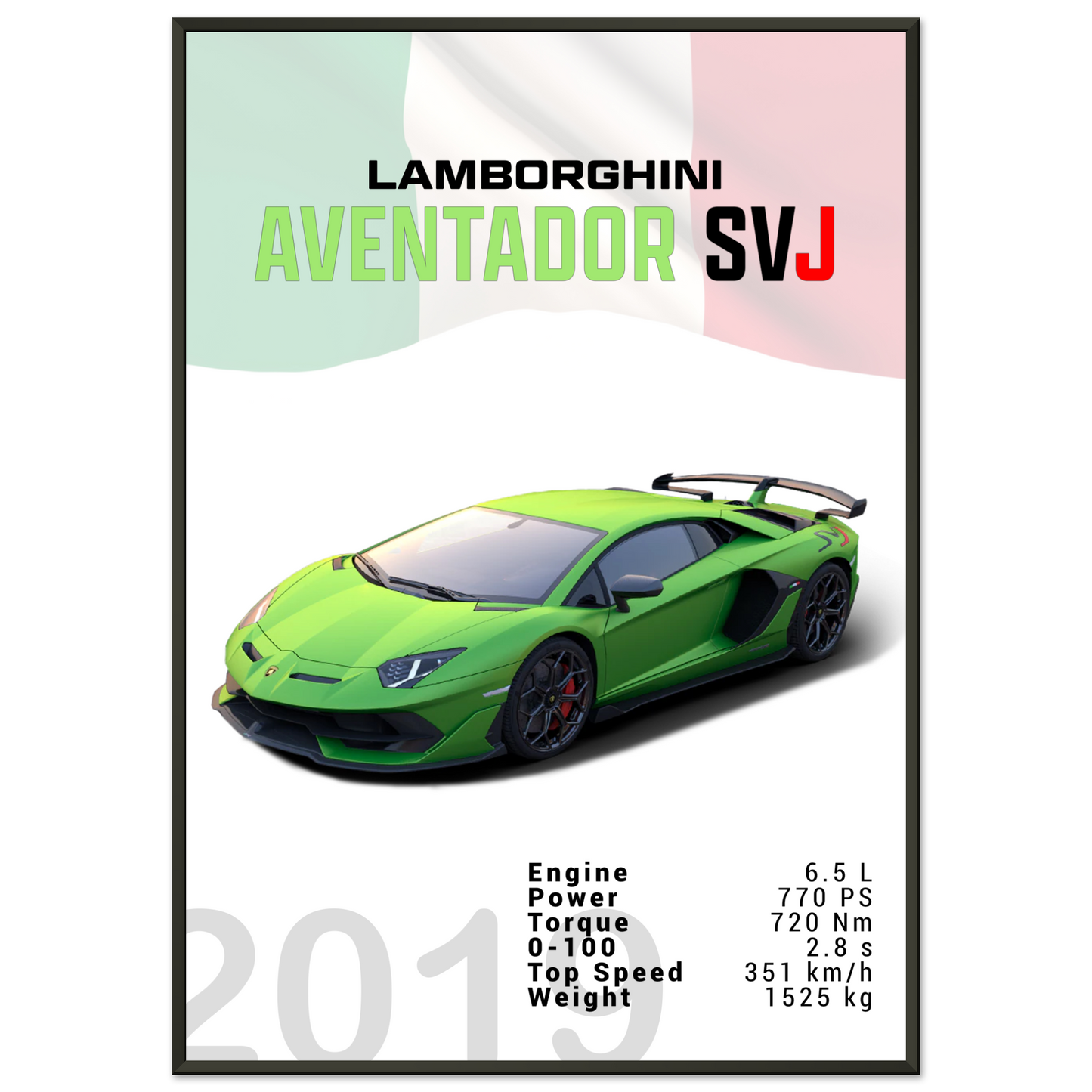 Lamborghini Aventador 2019 Aventador SVJ (LAMBO12)