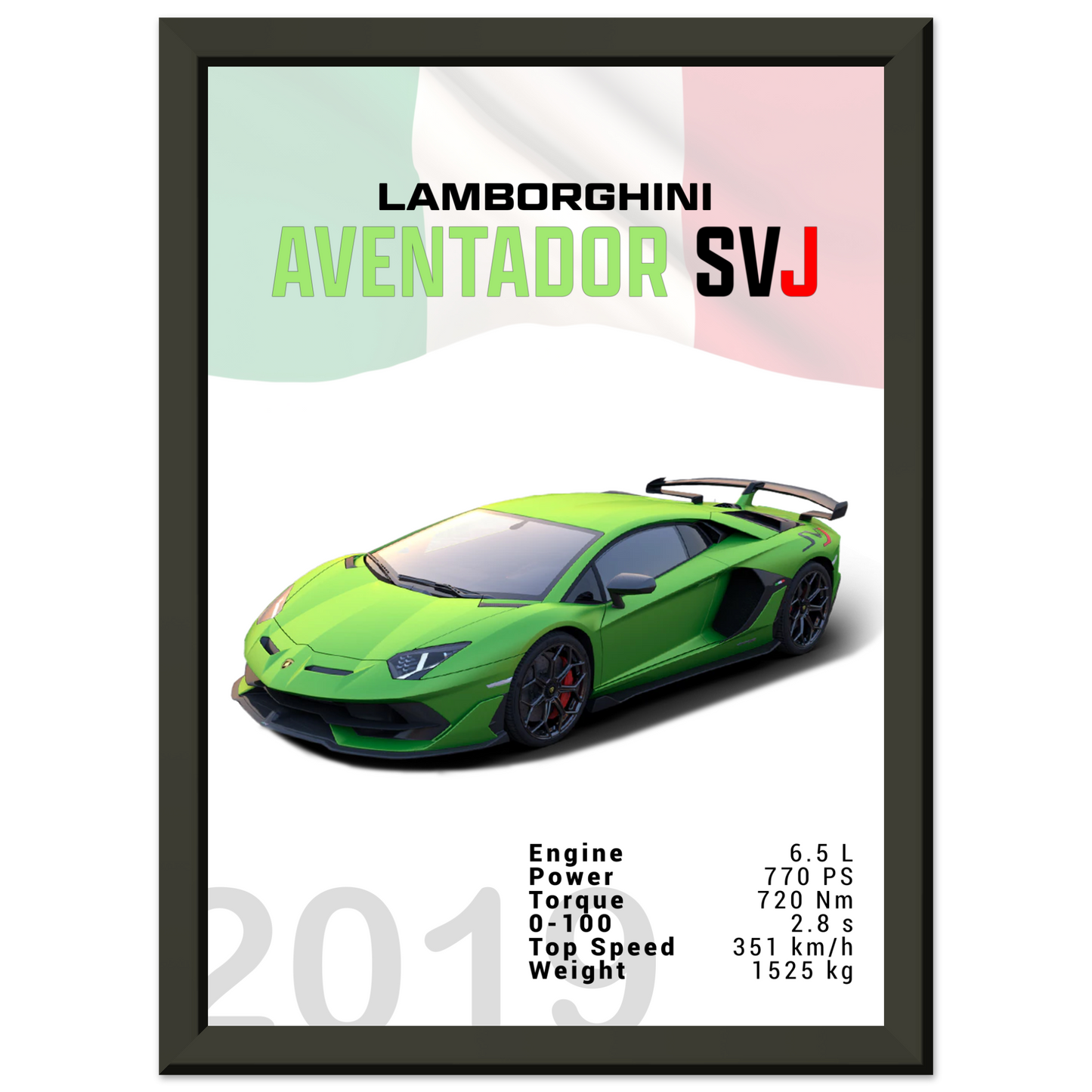 Lamborghini Aventador 2019 Aventador SVJ (LAMBO12)