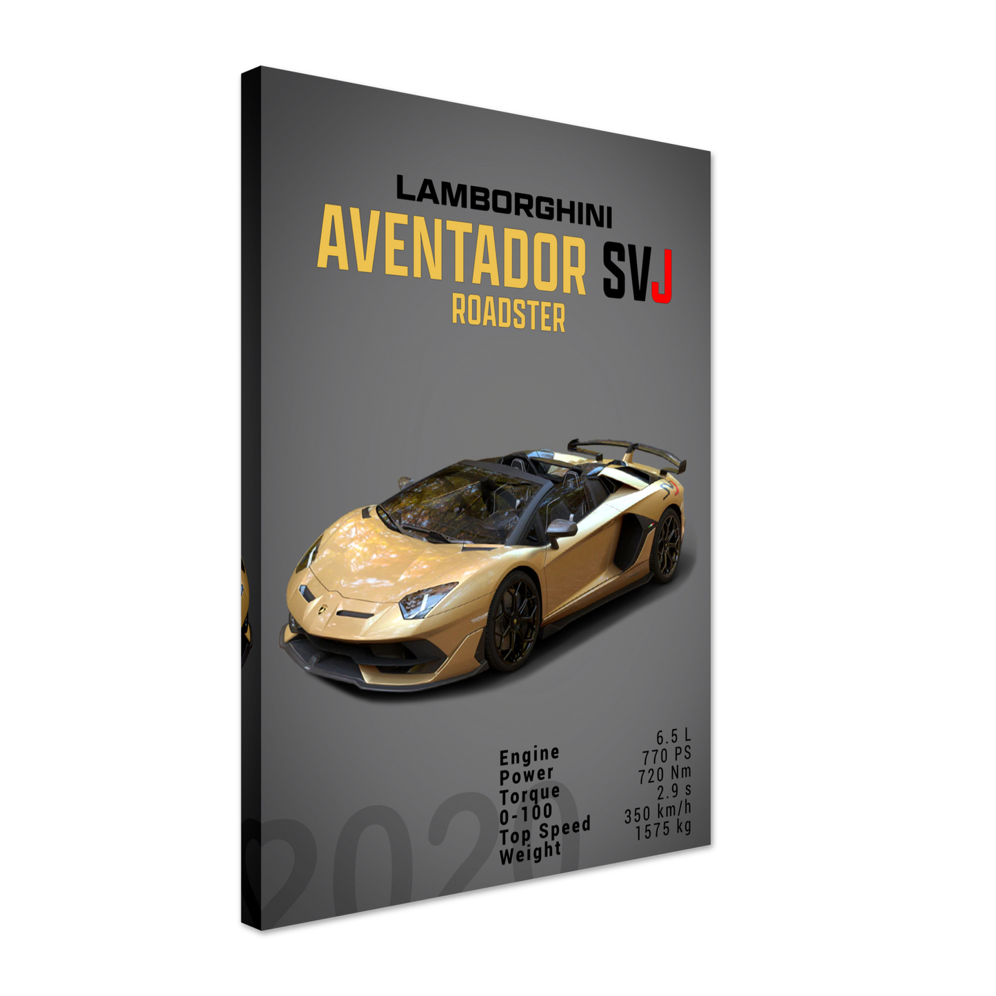 Lamborghini Aventador 2020 Aventador SVJ Roadster (LAMBO13D)