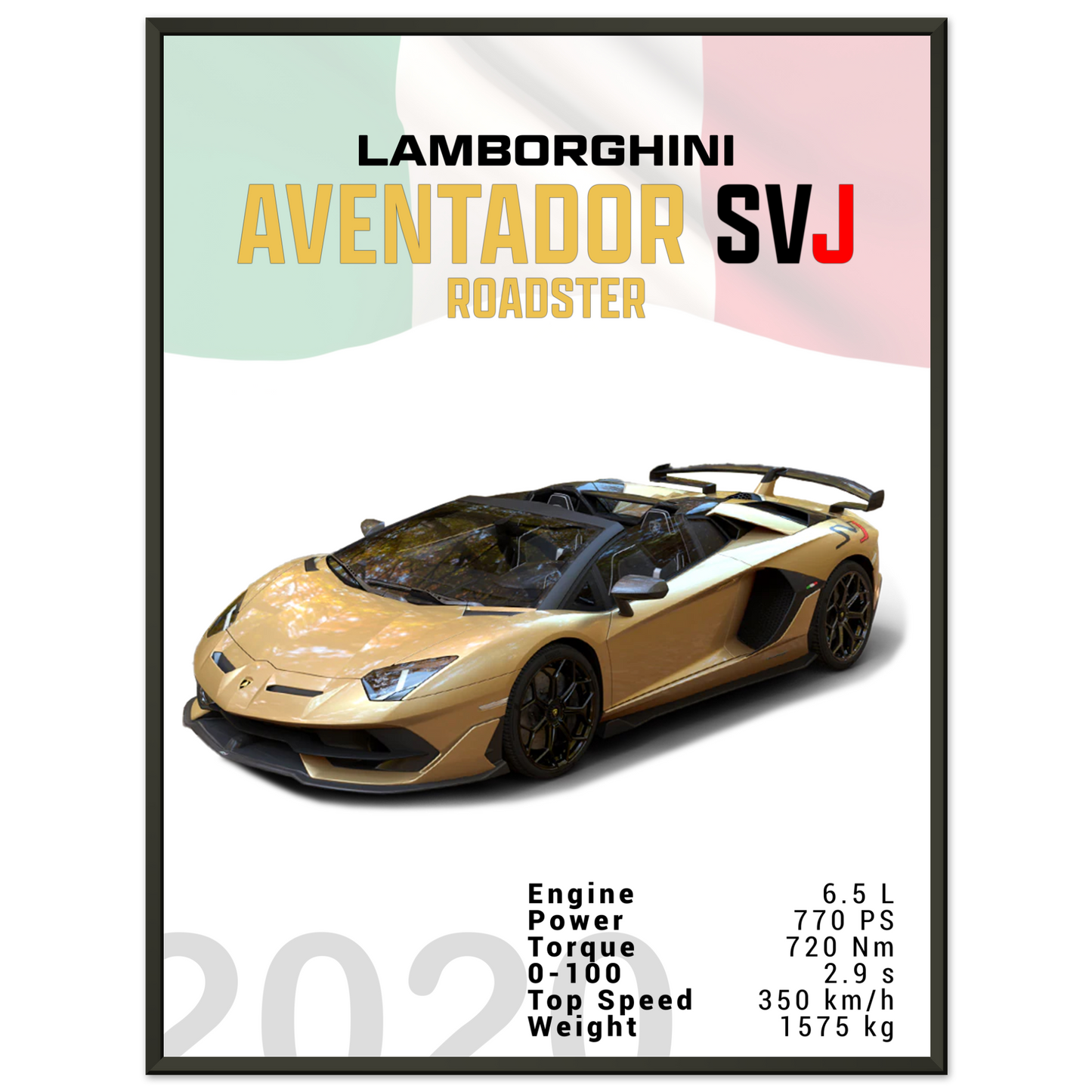 Lamborghini Aventador 2020 Aventador SVJ Roadster (LAMBO13)