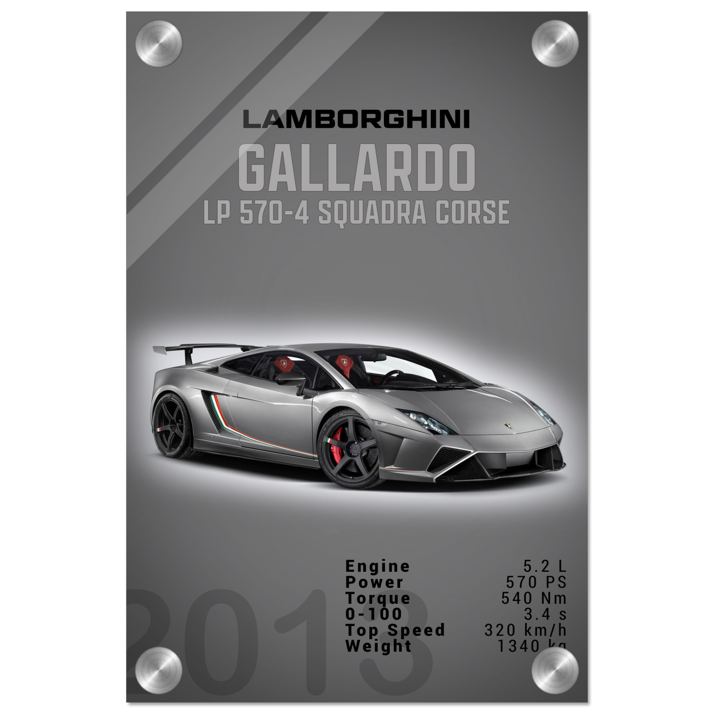 Lamborghini Gallardo LP 570-4 Squadra Corse (LAMBO15D)
