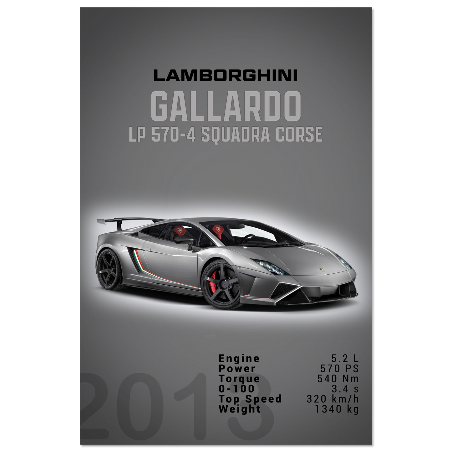 Lamborghini Gallardo LP 570-4 Squadra Corse (LAMBO15D)