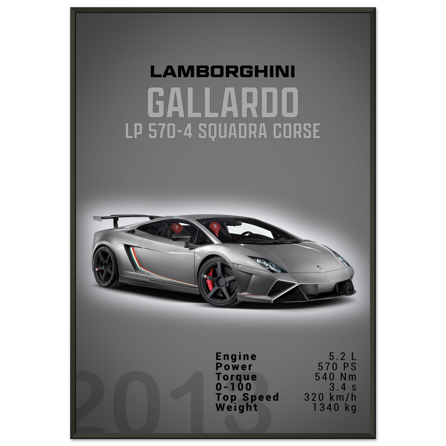 Lamborghini Gallardo LP 570-4 Squadra Corse (LAMBO15D)