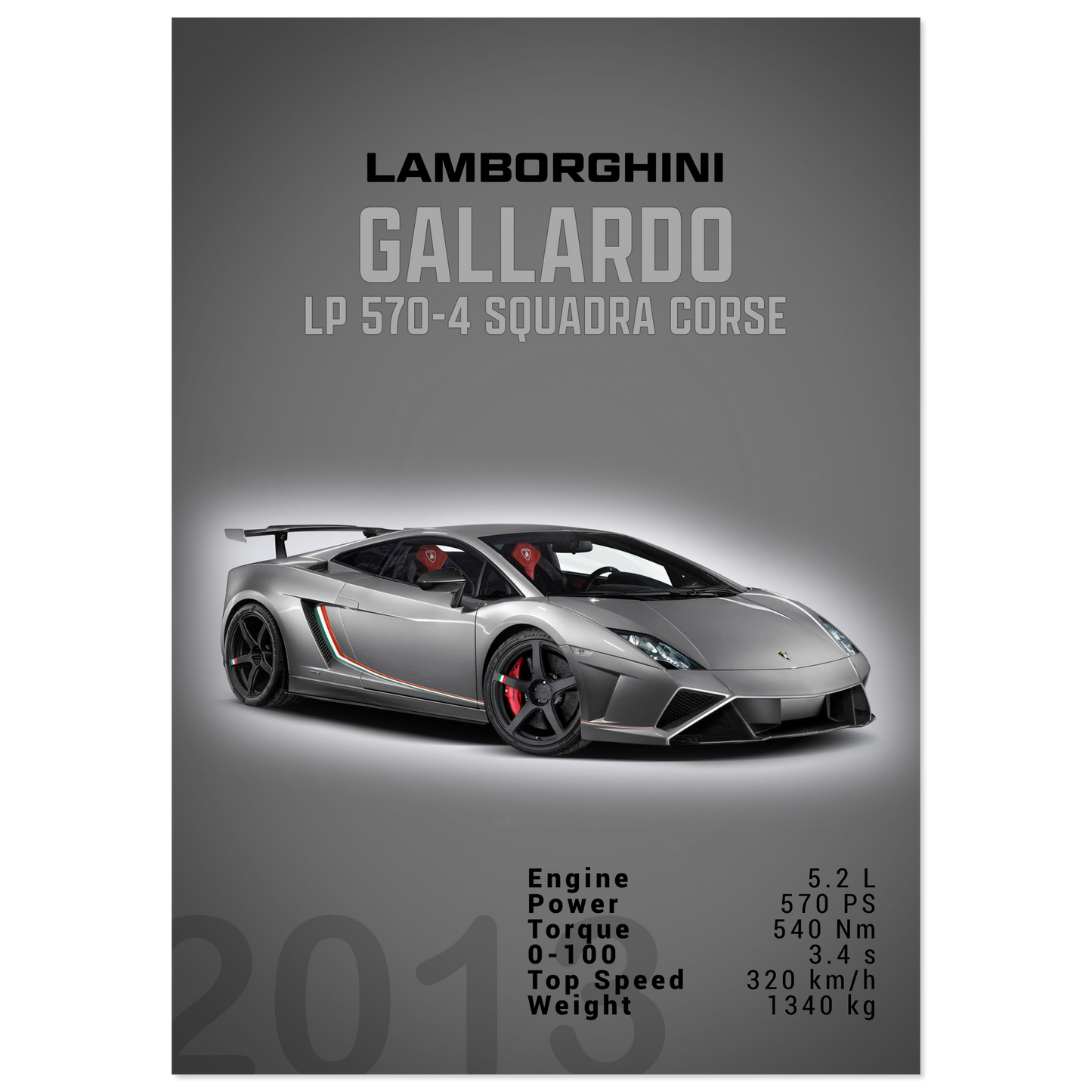 Lamborghini Gallardo LP 570-4 Squadra Corse (LAMBO15D)