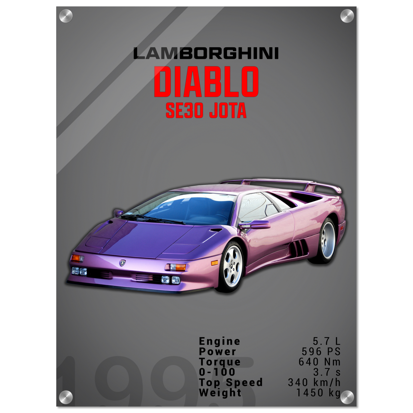 Lamborghini 1995 Diablo SE30 JOTA (LAMBO17D)