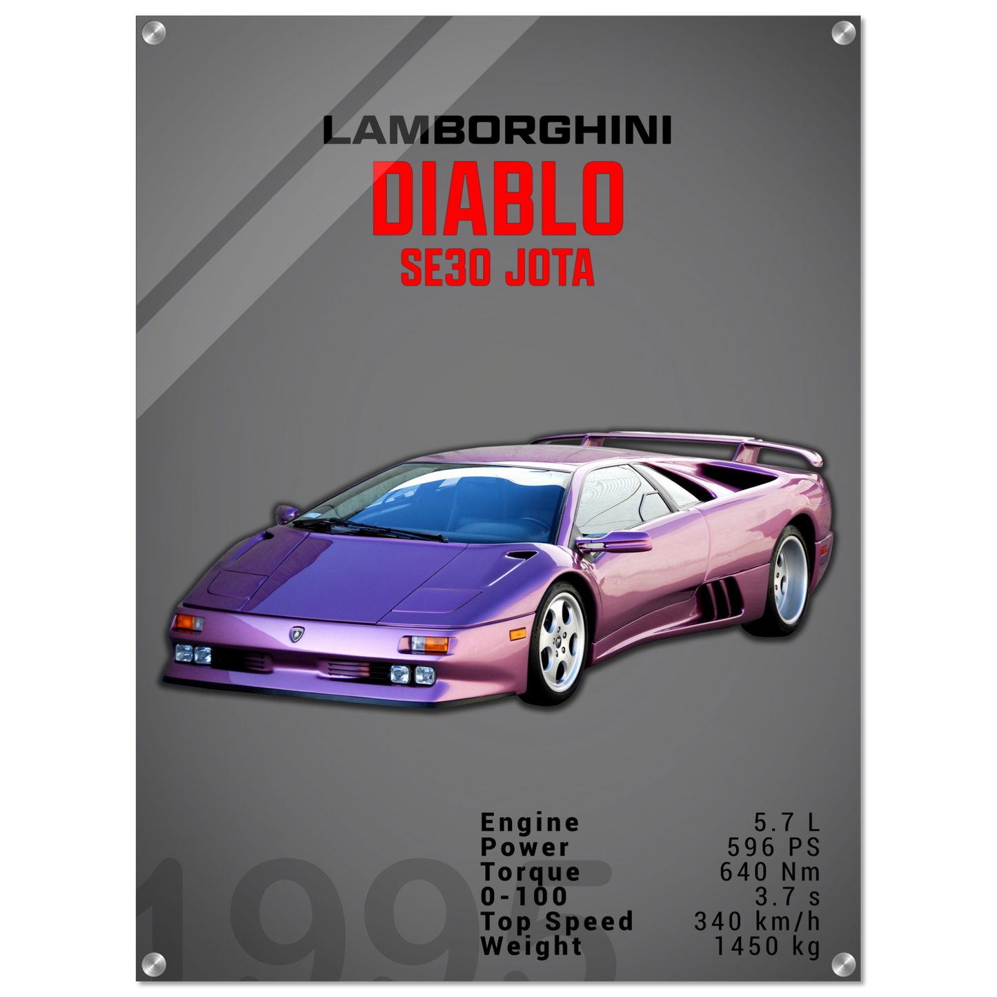 Lamborghini 1995 Diablo SE30 JOTA (LAMBO17D)