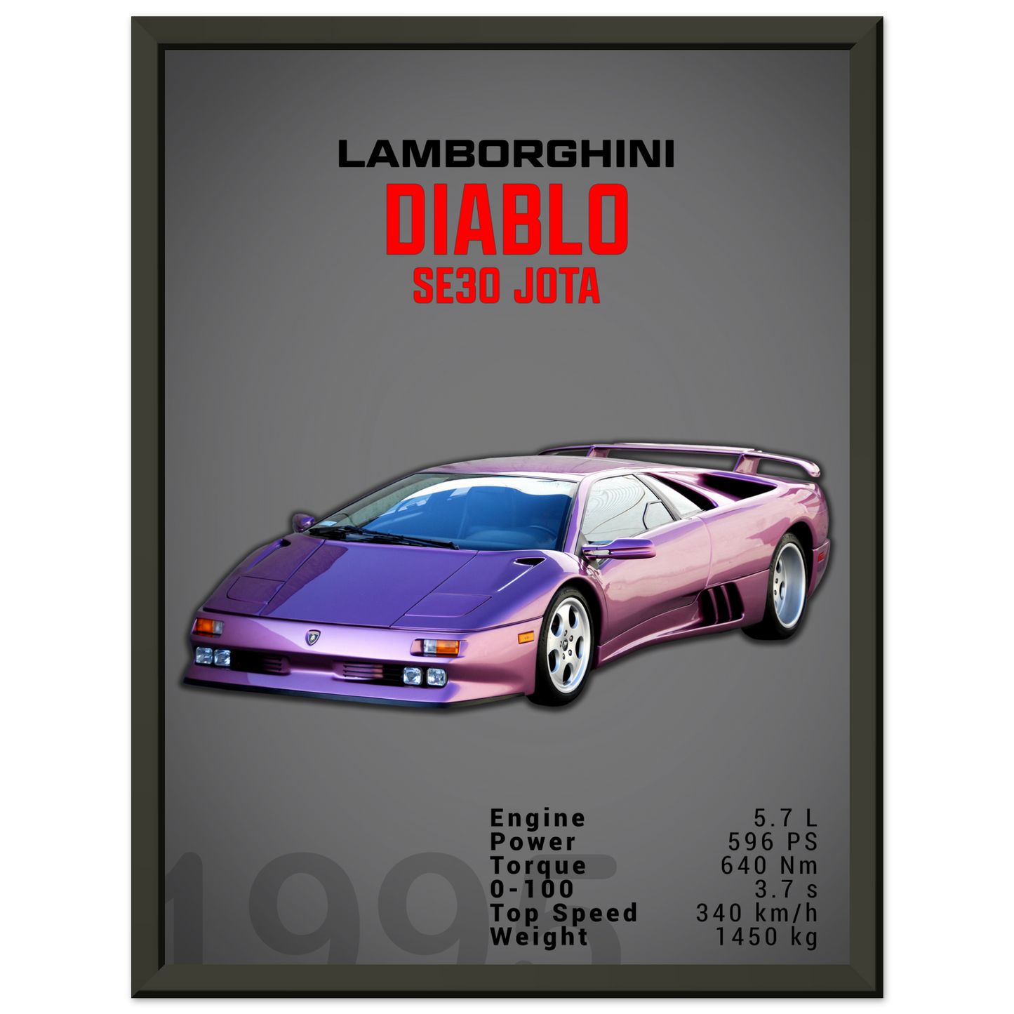 Lamborghini 1995 Diablo SE30 JOTA (LAMBO17D)