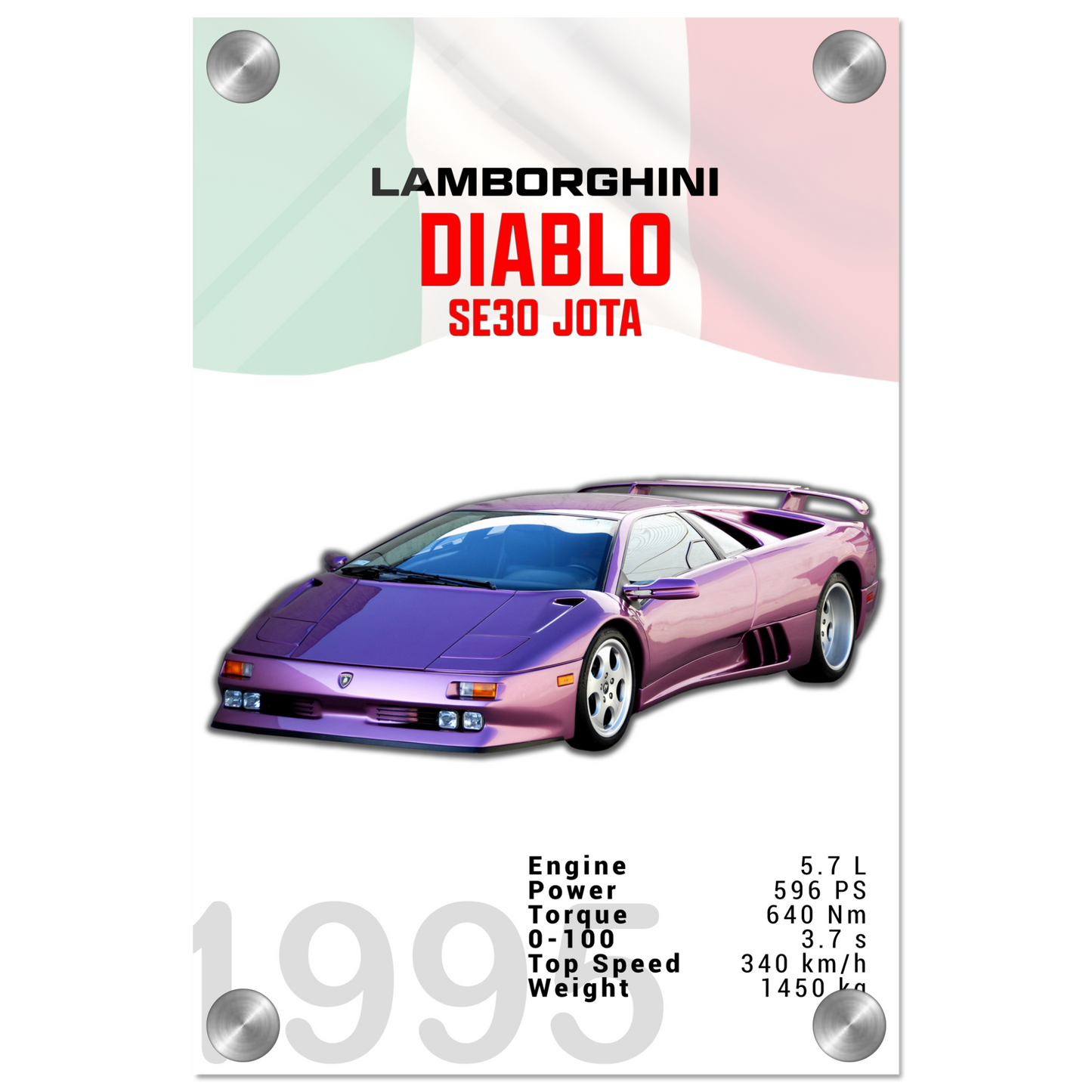 Lamborghini 1995 Diablo SE30 JOTA (LAMBO17)