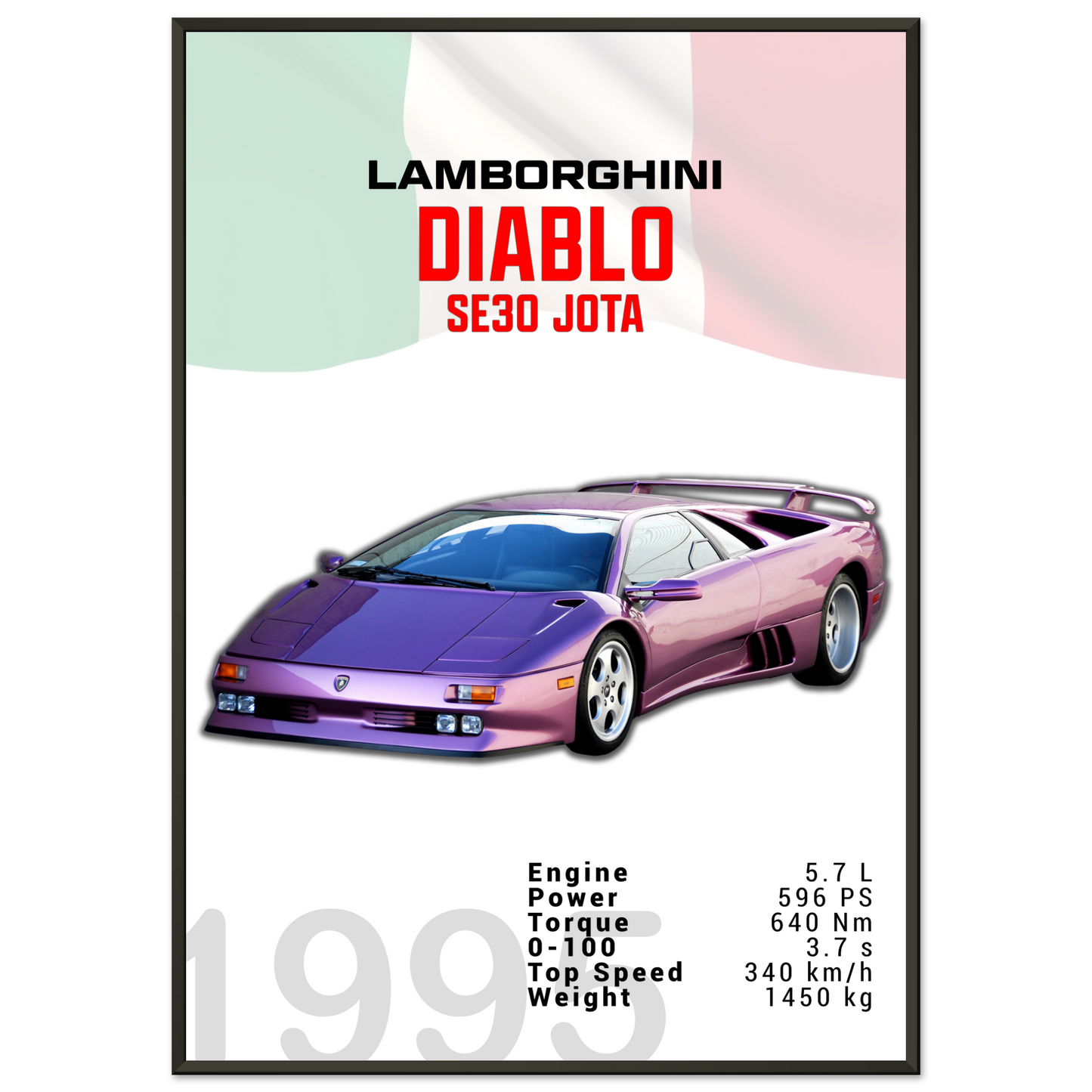 Lamborghini 1995 Diablo SE30 JOTA (LAMBO17)