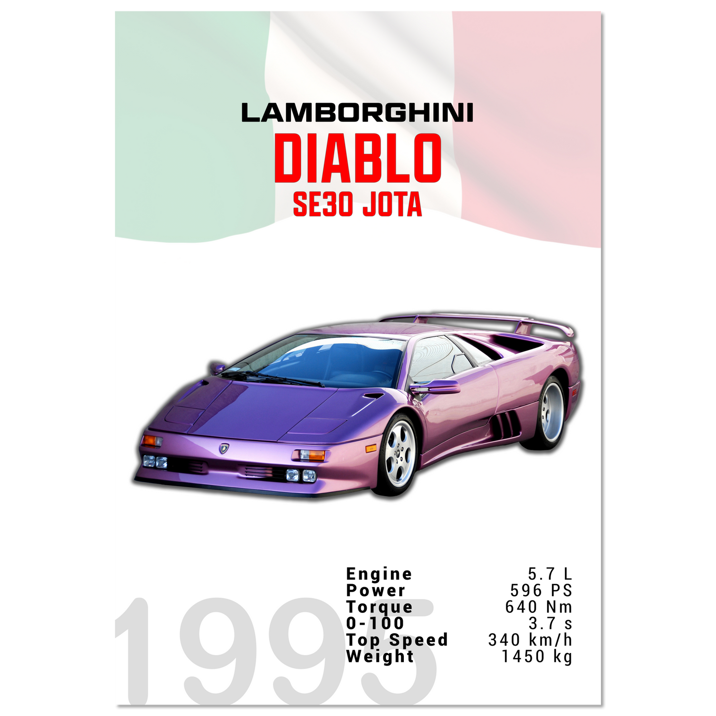 Lamborghini 1995 Diablo SE30 JOTA (LAMBO17)