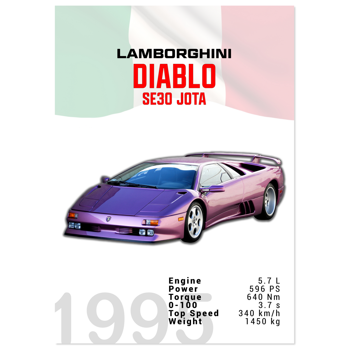Lamborghini 1995 Diablo SE30 JOTA (LAMBO17)