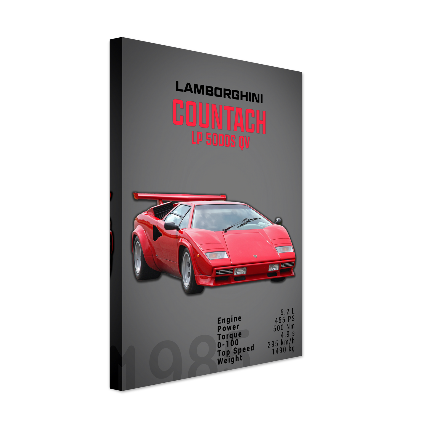Lamborghini 1985 Countach LP 5000 S QV (LAMBO18D)