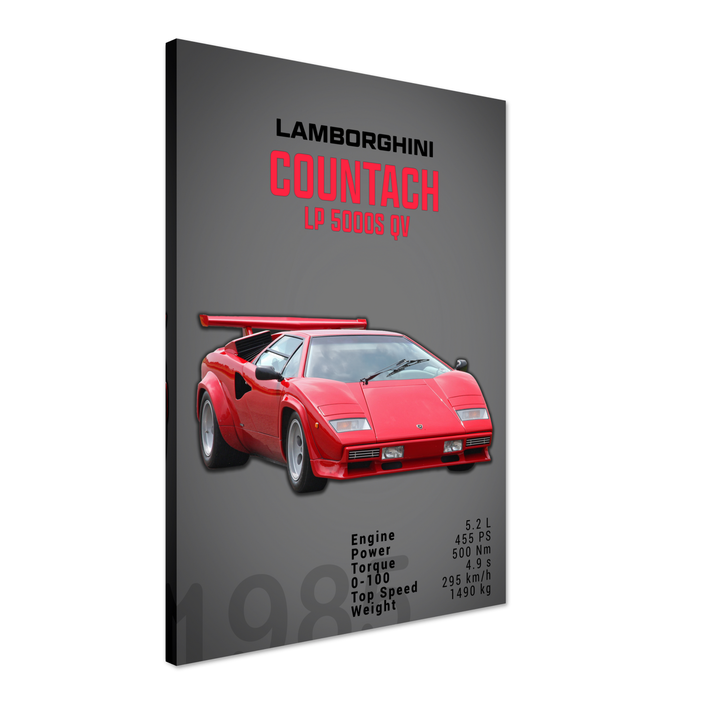 Lamborghini 1985 Countach LP 5000 S QV (LAMBO18D)