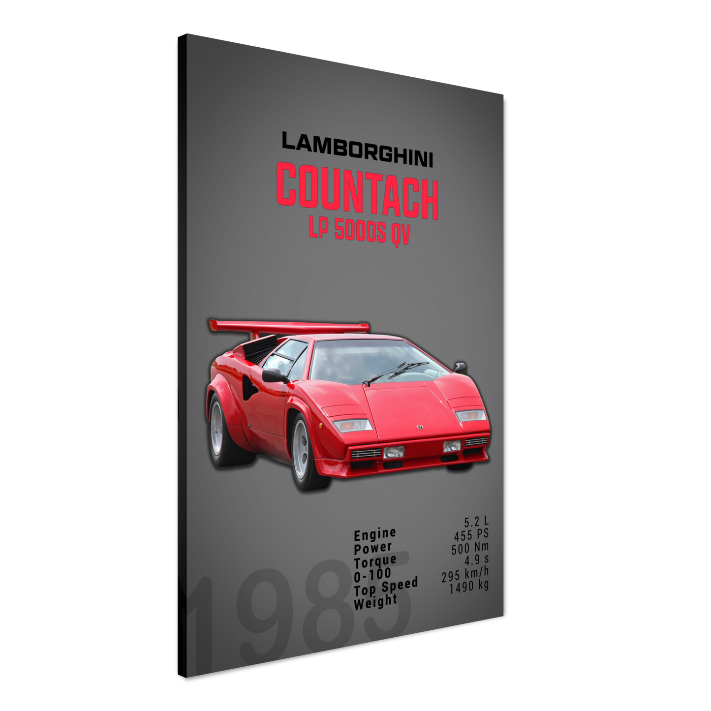 Lamborghini 1985 Countach LP 5000 S QV (LAMBO18D)