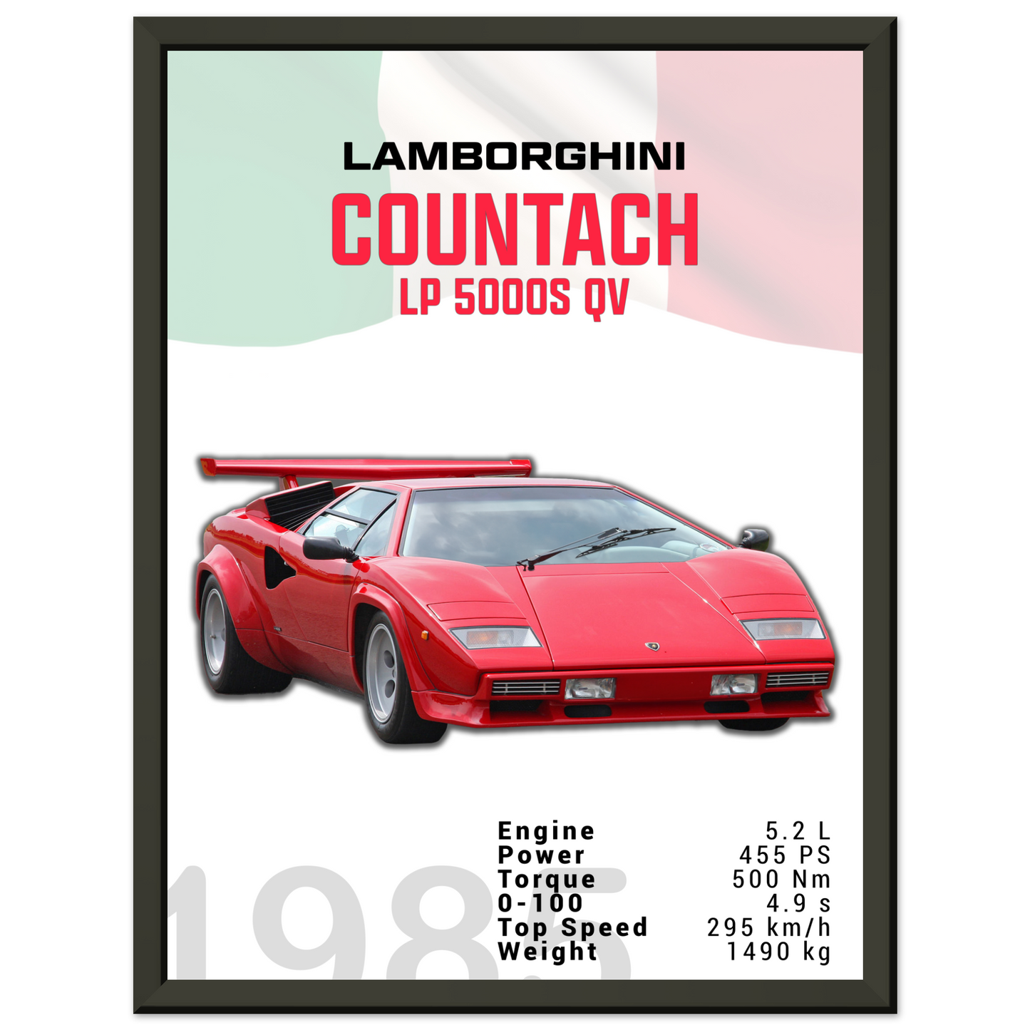 Lamborghini 1985 Countach LP 5000 S QV (LAMBO18)